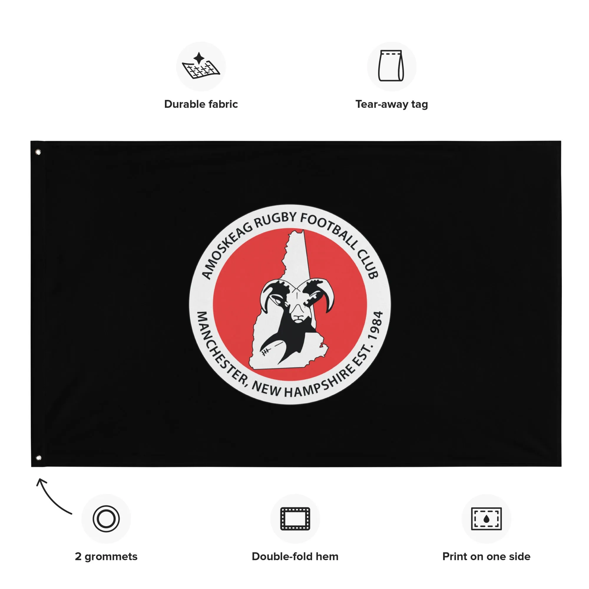 Amoskeag Wall Flag