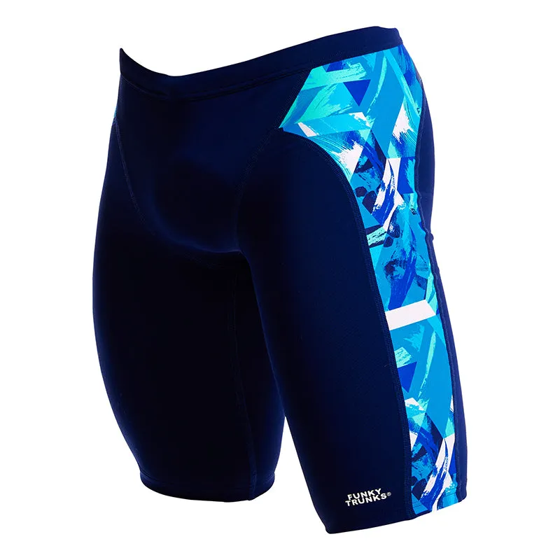 Funky Trunks - Bashed Blue - Mens Training Jammers