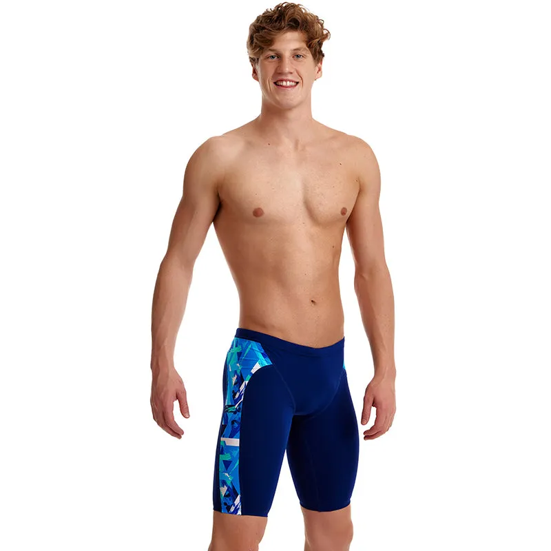 Funky Trunks - Bashed Blue - Mens Training Jammers