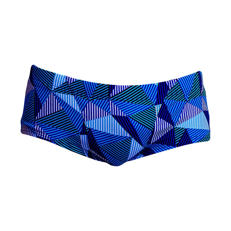 Funky Trunks - Blue Bars - Mens Classic Trunks