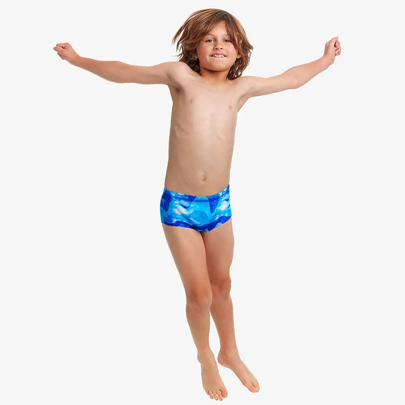 Funky Trunks - Dive In - Toddler Boys Eco Printed Trunks