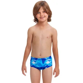 Funky Trunks - Dive In - Toddler Boys Eco Printed Trunks