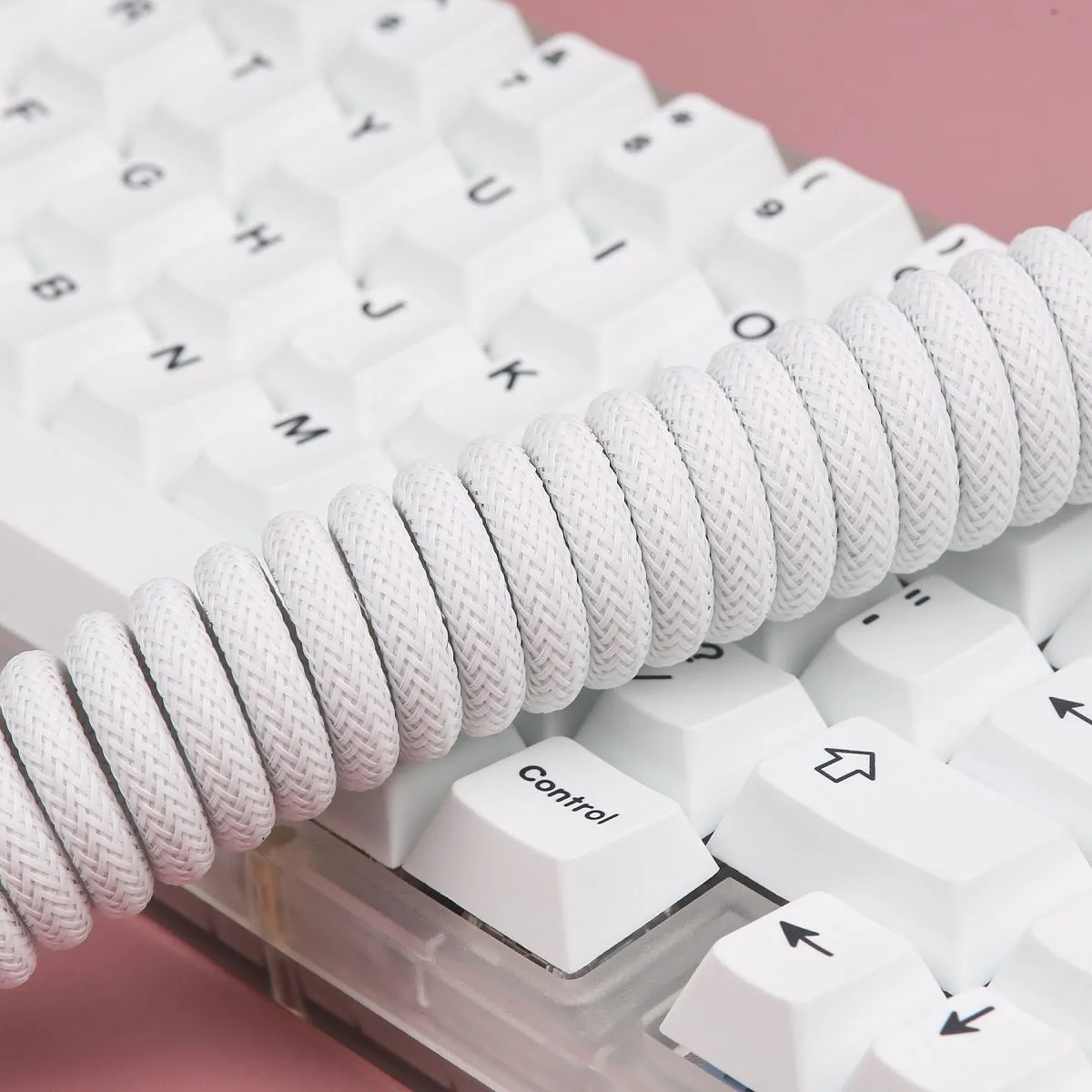KBDfans White Custom Handmade USB-C Cable
