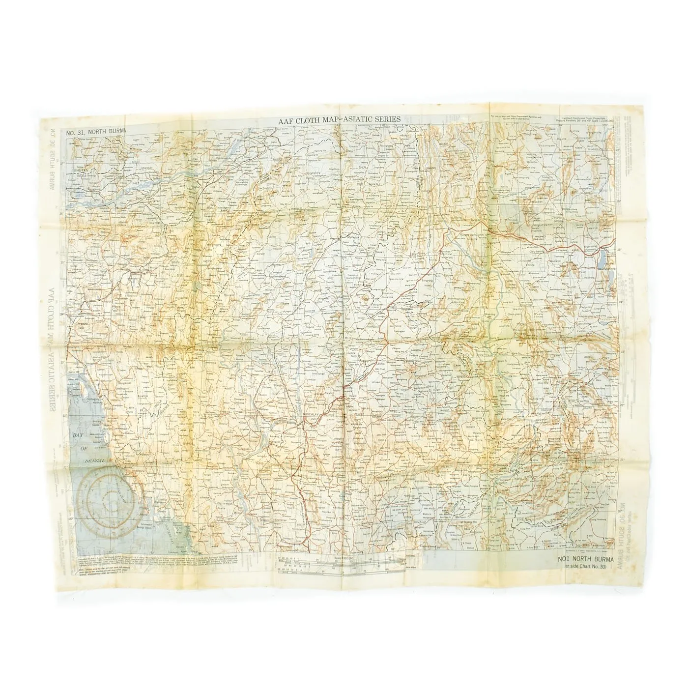 Original U.S. WWII USAAF Named Pacific Theater Blood Chit, Silk Map, Photo and Personal Memento Set