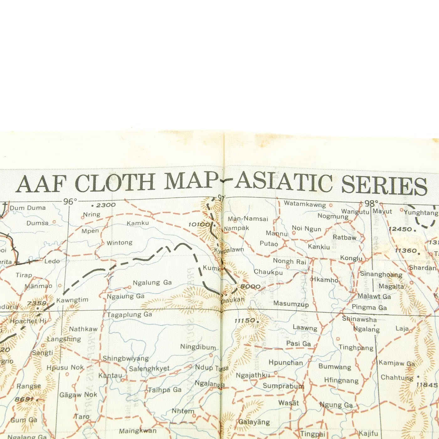 Original U.S. WWII USAAF Named Pacific Theater Blood Chit, Silk Map, Photo and Personal Memento Set