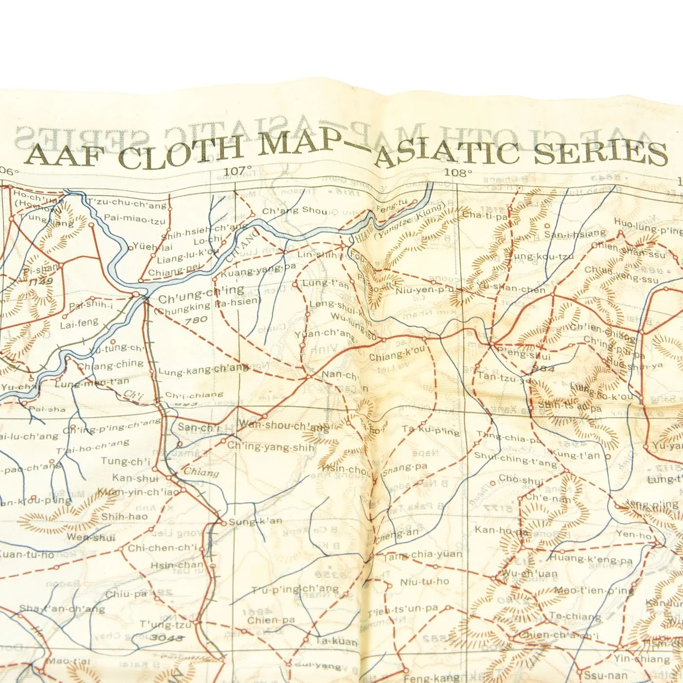 Original U.S. WWII USAAF Named Pacific Theater Blood Chit, Silk Map, Photo and Personal Memento Set