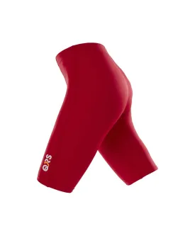Youth Female Red Knee Length Short